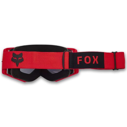 μάσκες εντούρο MX FOX AIRSPACE CORE μάσκα off road fluorescent red κόκκινο διαφανες