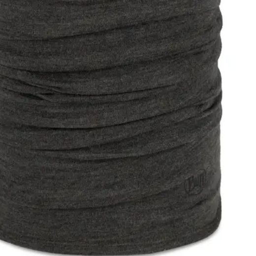 Buff Merino Midweight neckwear solid bark