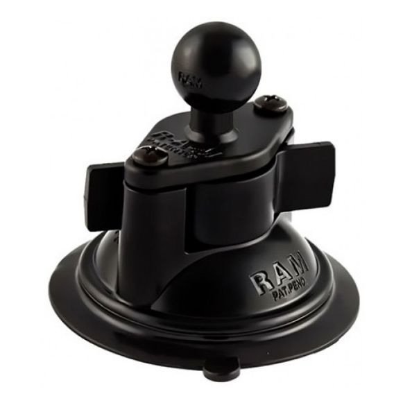 LOWER BASE RAM MOUNT ΒΕΝΤΟΥΖΑ ΜΙΚΡΗ 8,4CM ΜΕ ΔΙΑΜΑΝΤΙ BLACK