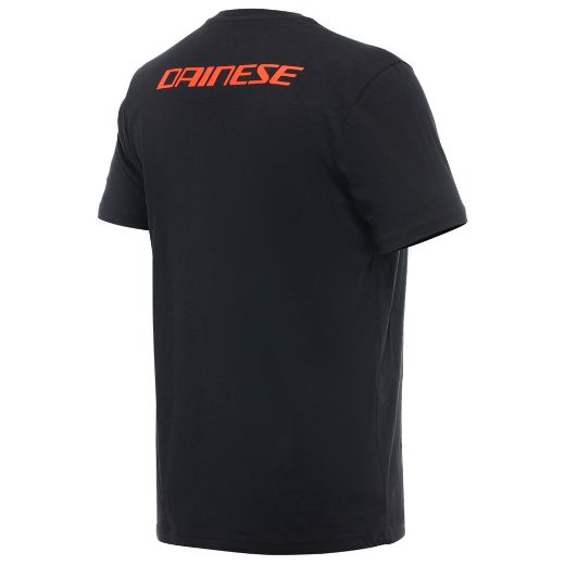 DAINESE T-SHIRT LOGO BLACK/RED