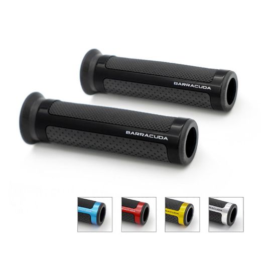 Χειρολαβές ανοιχτές BARRACUDA RACING Grips χειρολαβές μηχανής N1026 μαύρο