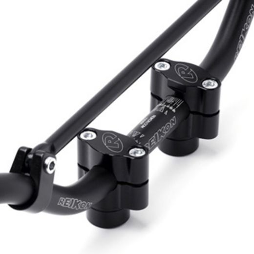 REIKON 9030-12 BLACK BAR CLAMPS FOR FATBARS