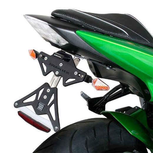 Βάσεις πινακίδας BARRACUDA KAWASAKI Z750 Z1000 Bάση πινακίδας μηχανής αναδιπλούμενη KN7104 μαύρο