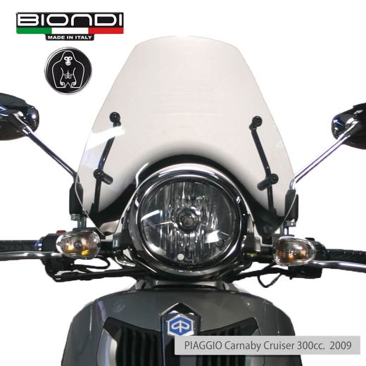 BIONDI SMALL WINDSCREEN FOR PIAGGIO CARNABY CRUISER 300