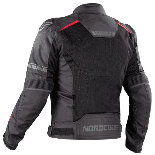 Καλοκαιρινό αδιάβροχο μπουφάν μηχανής NORDCODE FIGHT AIR PRO DARK GREY