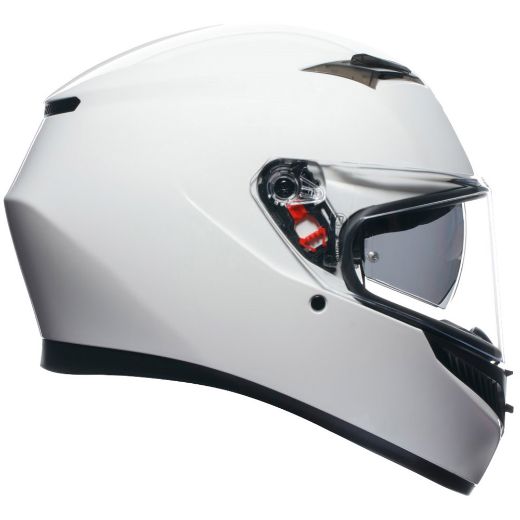 full-face κράνη μηχανής agv k3 MONO SETA WHITE ece 2206 mplk κράνος