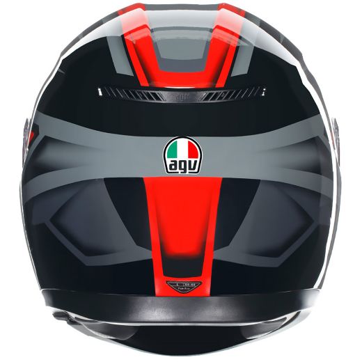 ece 2206 κράνος AGV K3 MPLK COMPOUND BLACK/RED