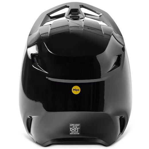 FOX V1 HELMET MX SOLID BLACK