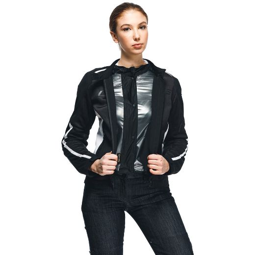 Γυναικείο μπουφάν Dainese Hydraflux 2 AIR Lady D-Dry BLK/WHT