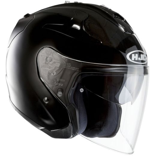 HJC FG-JET BLACK GLOSS HELMET JET