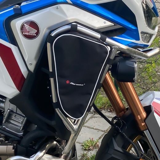 MARSELUS Τσαντάκια για κάγκελα HONDA CRF1100 AFRICA TWIN 2020 0008-49 μαύρα