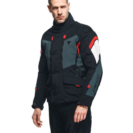 DAINESE CARVE MASTER 3 GORE-TEX BLACK/EBONY/LAVA-RED JACKET WINTER WP GORE