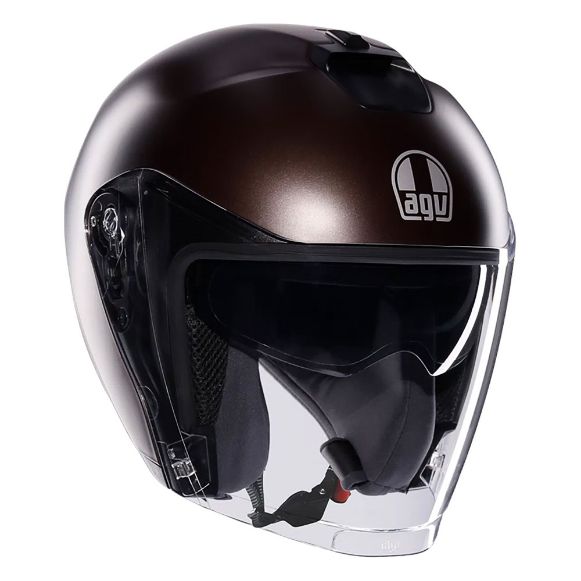 Agv Irides jet κράνη mono matt pregiato bronze