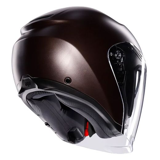 Agv Irides jet helmets mono matt pregiato bronze