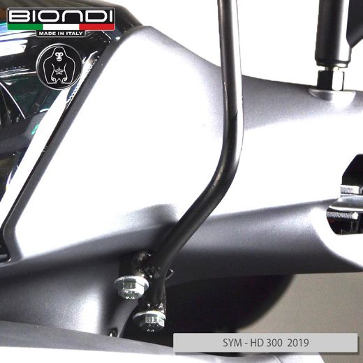 BIONDI 8061235 LIGHT SMOKE WINDSCREEN + BASE FOR SYM HD300