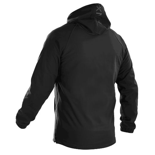 αντρικό mid season μπουφάν μηχανής nordcode lynx softshell hoodie μαύρο black