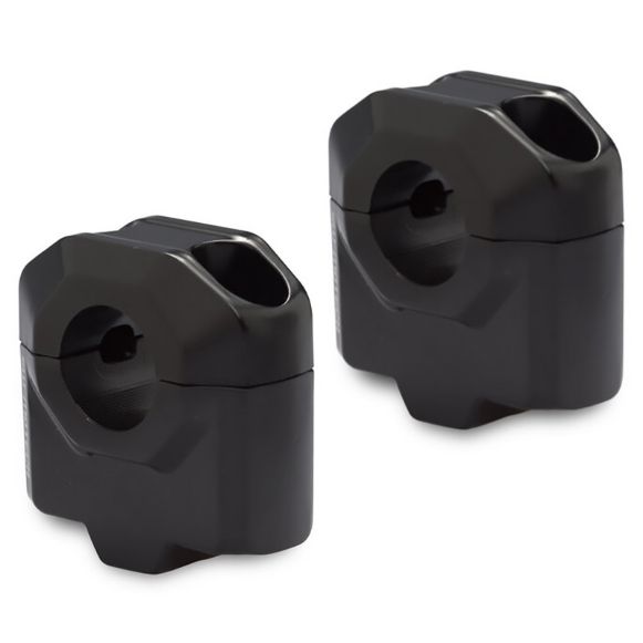 SW-MOTECH 30mm BLACK BAR RISERS FOR 22mm BAR