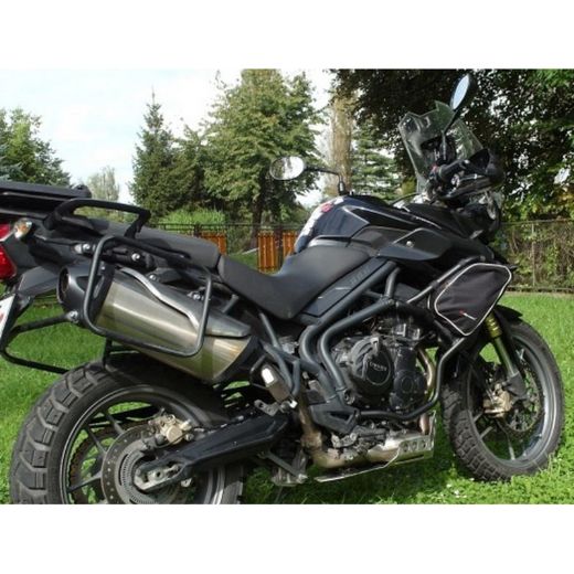 MARSELUS Τσαντάκια για κάγκελα GIVI TRIUMPH TIGER 800 0013-06 μαύρα