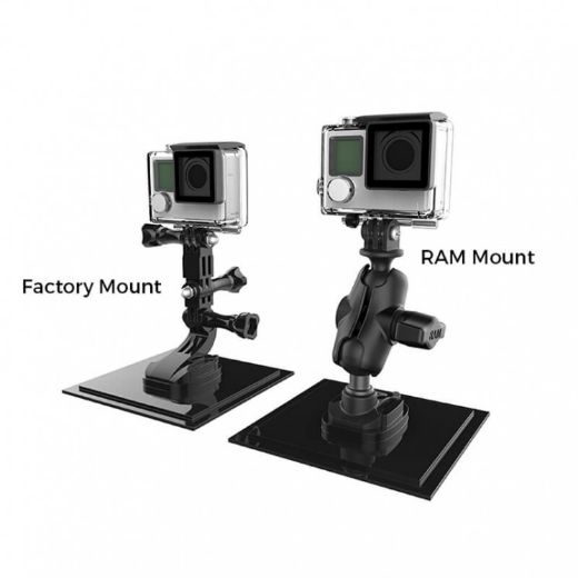 LOWER BASE RAM MOUNT ΧΑΜΗΛΗ ΚΑΤΩ ΒΑΣΗ GOPRO BLACK