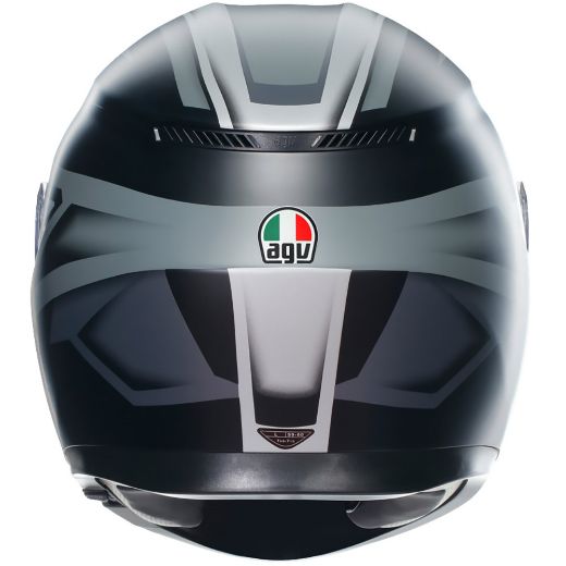 ece 2206 κράνος AGV K3 MPLK COMPOUND MATT BLACK/GREY