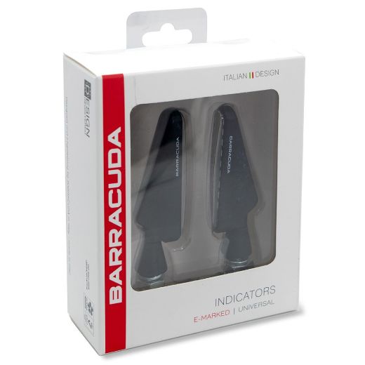 BARRACUDA SQ-LED BASIC BLACK/CLEAR LED INDICATORS