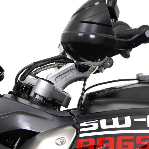 SW-MOTECH SILVER BAR RISERS FOR BMW R1200GS 2008-2012