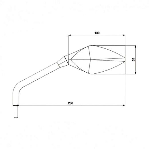 BARRACUDA STREET MIRROR SET CARBON