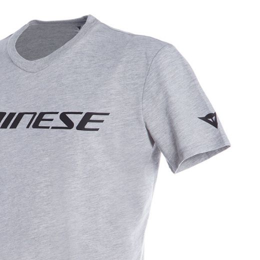 DAINESE T-SHIRT GREY-MELANGE/BLACK