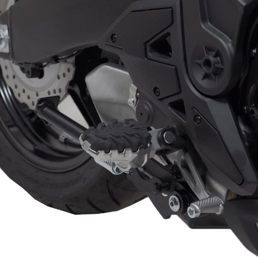 SW-MOTECH BLACK FOOTREST KIT FOR KAWASAKI VERSYS 1000 2011- | 650 2014- | X-300 2016-