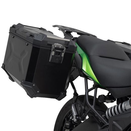 SW-MOTECH QUIKLOCK EVO BLACK SIDE HARD BAGS BASE FOR KAWASAKI VERSYS 650 2015-