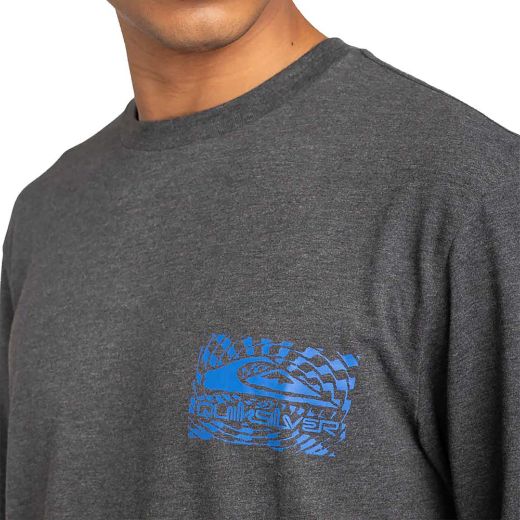 Quiksilver Checker Mountain mens LS tee tarmac