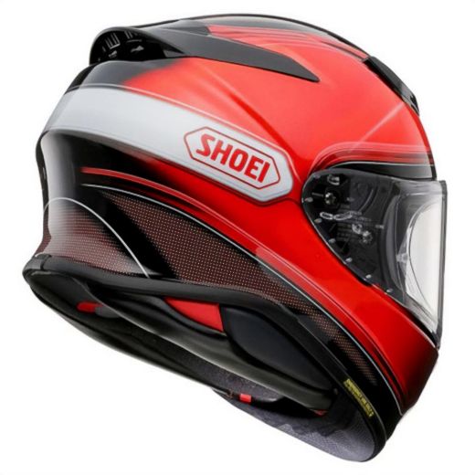 Shoei NXR2 Sheen TC-1 full face helmet black/red