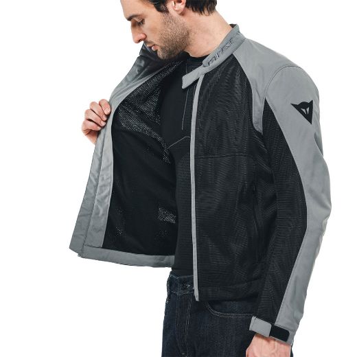 DAINESE SEVILLA AIR TEX JACKET BLACK/CHARCOAL-GREY JACKET SUMMER