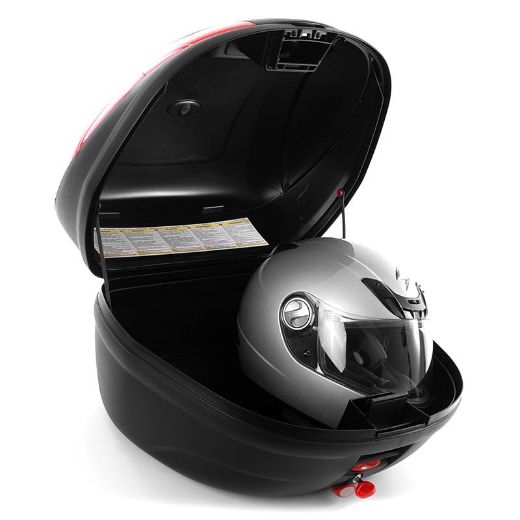 TOPCASE GIVI E470N BLACK/RED REFLECT