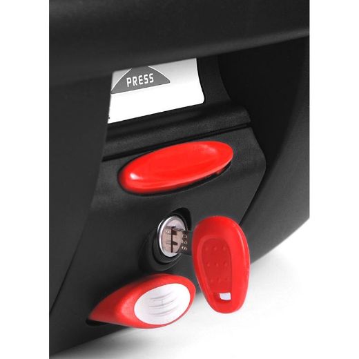 TOPCASE GIVI E470N BLACK/RED REFLECT