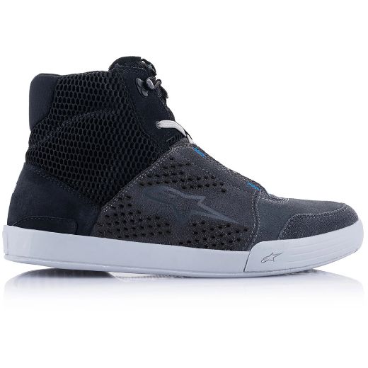 Καλοκαιρινά μποτάκια ALPINESTARS CHROME AIR μποτάκι μηχανής Black Cool-Gray Blue μαύρο γκρι