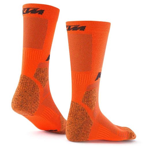 KTM socks mid performance κάλτσες μηχανής πορτοκαλι orange