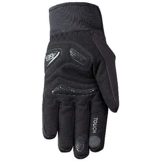 Motorcycle windstopper gloves Nordcode Derbi softshell mid season black Chania